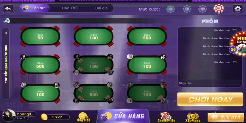 Hệ thống game bài ABC8 phong phú